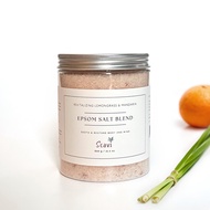 Epsom Salt Blend (Lemongrass &amp; Mandarin) Bath salt เกลือสปา Magnesium sulfate แมกนีเซียม ซัลเฟต