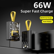 Transparent Power Bank 20000Mah 66W Super Fast