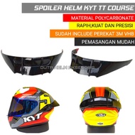 Spoiler 3D R2 Moto Helm Kyt Ttc Tt Course 3d Gpr Replacement Full Face Helmet Accessories