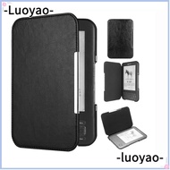 LUOYAO Folio Cover, Leather 6 inch E-Reader , Premium Anti-fall Shockproof Microfiber Lining Protect