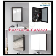 [SG Stock]1-3 Days delivery/Aluminium Mirror Cabinet/Bathroom Cabinet/Toilet Mirror With Door
