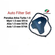 Auto Filter Set 35303-52320/BZ020 Perodua Ativa 1.0 Turbo Myvi 1.5 D51A D-CVT