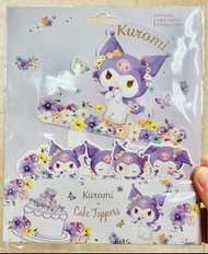 現貨💜蛋糕卡通裝飾 正版 SANIO KUROMI 公仔  紙裝飾品 生日蛋糕結婚蛋糕裝飾  CAKE DIY PAPER TOPPES WEDDING BIRTHDAY CAKE  CHRISTMA