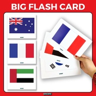 Big Flash Card State of World Flag | Flag Flash Cards