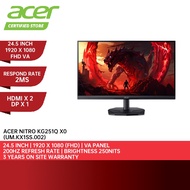 ACER Nitro KG251Q X0 200Hz 24.5" Gaming Monitor - VA/0.5ms/FHD/HDMI/DisplayPort
