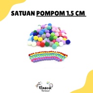 1.5 cm POMPOM UNIT Montessori/ - Sensory Toy/ Children's Toy/ Educational Toy/