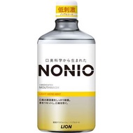 LION NONIO 無口氣漱口水 無酒精 1000ml 淡雅草本薄荷 -91947 (平行進口)