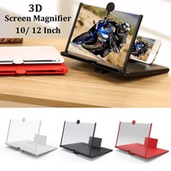 Mobile Phone 3D 10" / 12"Inch Enlarge HD Screen Magnifier Amplifier Stand - Cermin Pembesar Skrin Smartphone 手机放大镜