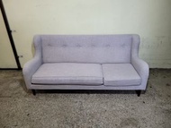 3座位布藝梳化連腳踏 沙發 71*30*32" (腳踏22*22*15") #2302147