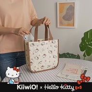 Hello Kitty x Kiiwi O! 聯名款．空氣感鋪棉衍縫托特包 ALTHEA 白