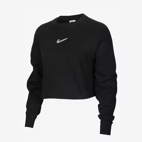 Nike Genuine Product Sportswear Swoosh Women's Printed Long Sleeve Hoodie DR5633-010