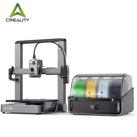 Creality Hi Combo 3D Printer Multi-Color Printing 4X CFS Anti-Moisture Filament System Auto Leveling