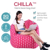 Chilla Fabric Bean Bag | Durable Bean Bag Chair | Quality Bean Bag Sofa by SG Beans (SG Ready Stock)