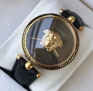VERSACE 腕錶 石英機械 黑色錶盤 女款手錶