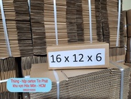 Size 16 x 12 x 6 combo 50 hộp carton