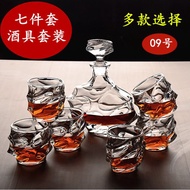 (TLLS) Whisky Decanter &amp; glass Set 7pcs 002 Finger (09) /威士忌醒酒器杯子套装