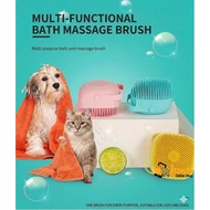 Silicone Pet Dog Bath Brush – Grooming & Massage Scrubber for Puppies and Babies