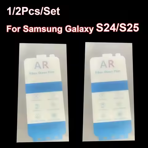 1/2Pcs/Set HD Film for Samsung Galaxy S25 Ultra S24 Plus Screen Protector AR Fiber Film Galax S 24 2