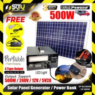 EUROPOWER ELC800W / SF-800W 12V Solar Panel Generator / Power bank 500W