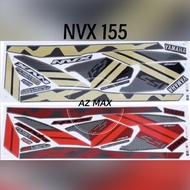 NVX155 NVX 155 V1 BODY COVER SET STICKER STRIPE (3) YAMAHA