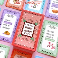 Bộ bài cặp đôi Begin Again dành cho người yêu nhau thấu hiểu chia sẻ lắng nghe đối phương giải quyết