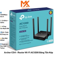[Genuine TP-LINK] TP-Link Archer C54 AC1200 Wi-Fi Router – Dual Band 2.4GHz & 5GHz – 4 Antennas – Sp
