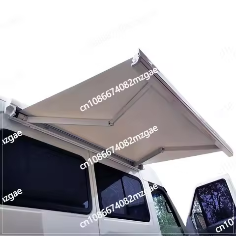 RV awning side car awning telescopic trailer side tent