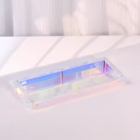 Keebox Acrylic 60 Layout GH60 Keyboard Case Only For Wooting60HE Made60 Strip Hole Keyboard Case DIY