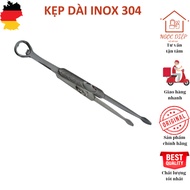 Stainless steel tongs, 304 stainless steel tongs, food tongs, BBQ stainless steel tongs, food tongs,