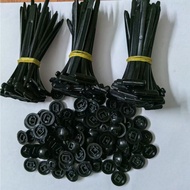 High Quality Cable Tie Buckle Universal Buckle #  Cable Tie Clip Fixed Through-Pin Spare Parts Faste