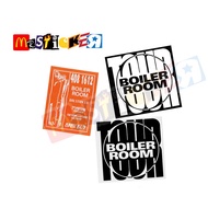 BOILER ROOM sticker open 24/7 TOUR graphic sticker waterproof EDM DJ TECHNO
