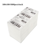 【XMT】 100x150 (5000pcs/stack) 100x100 (5000pcs/stack)A6 waybill sticker Thermal Adhesive Sticker Lab