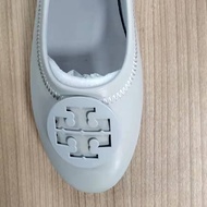 WGB 2024 Explosive Early Tory burchˉAutumn Womens Shoes Fairy Gentle Flat Soft Bottom Round Toe Gran