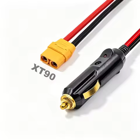 3m/2m/1m XT90 Female to Cigarette Lighter Cable for Bluetti AC200PL/AC200/AC200Max/SOLARPLAY/FOSSiBO
