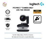Logitech PTZ Pro 2 LOG-960-001184 HD 1080p Video Camera Webcam with Enhanced Pan/Tilt and Zoom