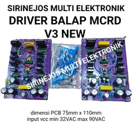 1 BUAH DRIVER MCRD V3 NEW POWER AMPLI BALAP LAPANGAN