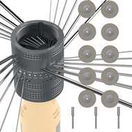 Electrode Grinding Head, TIG Welding Tool with Cutting Groove, with 6 Sizes 8 Angles