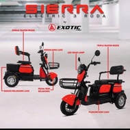 sepeda listrik e-bike pacific exotic sierra 3 roda