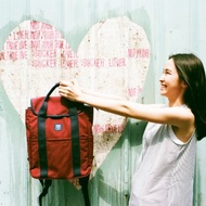 帆布後背包 _ 酒紅.深藍 (現貨)