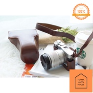 เคสหนัง เปิดช่องแบตได้ Fuji XA3 ( Full case Leather Case / Half เคส / เคสกล้อง ฟูจิ XA 3 ) Mama Happ
