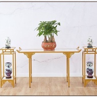 New Chinese Style Iron Art Hallway Table Modern Minimalist Side View Table Living Room Door Altar Antique Console Small Altar