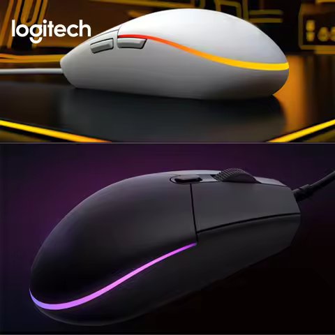 Logitech G102 Gaming Mouse 2nd Generation Vibrant RGB Gaming Mouse for Battle Royale USB Wired Mouse