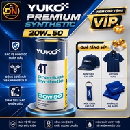 Yuko Premium Synthetic Motorcycle Oil 20W50 SN 1L - Yuko 20w50 - Model 2024