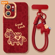 oppo reno 12 pro 5g casing oppo reno 12 pro casing Fortune Pony Suitable for oppoReno15 Phone Case r