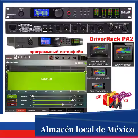 Loudspeaker Management System 2 In 6 Out DriveRack PA2 DSP Digital Processor Professional Sound Syst