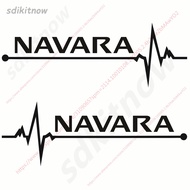 2Pcs/Lot Window Decoration Accessories Styling Stickers Car Sports Stickers for Nissan Navara D40 D2