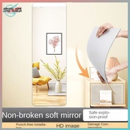 Wall self-adhesive acrylic soft mirror home bedroom special-shaped HD makeup mirror full-length mirror wall sticker