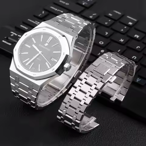 Watch Band For Audemars Piguet AP ROYAL OAK 15400/26331/15500 Solid Stainless Steel Men Bracelet Acc
