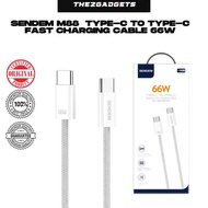 Ready stock Sendem M88 fast charging cable 66w type c to type c cable