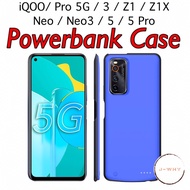 Vivo iQOO / Pro 5G / Neo / 3 / Z1 / Z1X / 5 / Pro / 7 Powercase Powerbank Power Bank Case Battery Ca